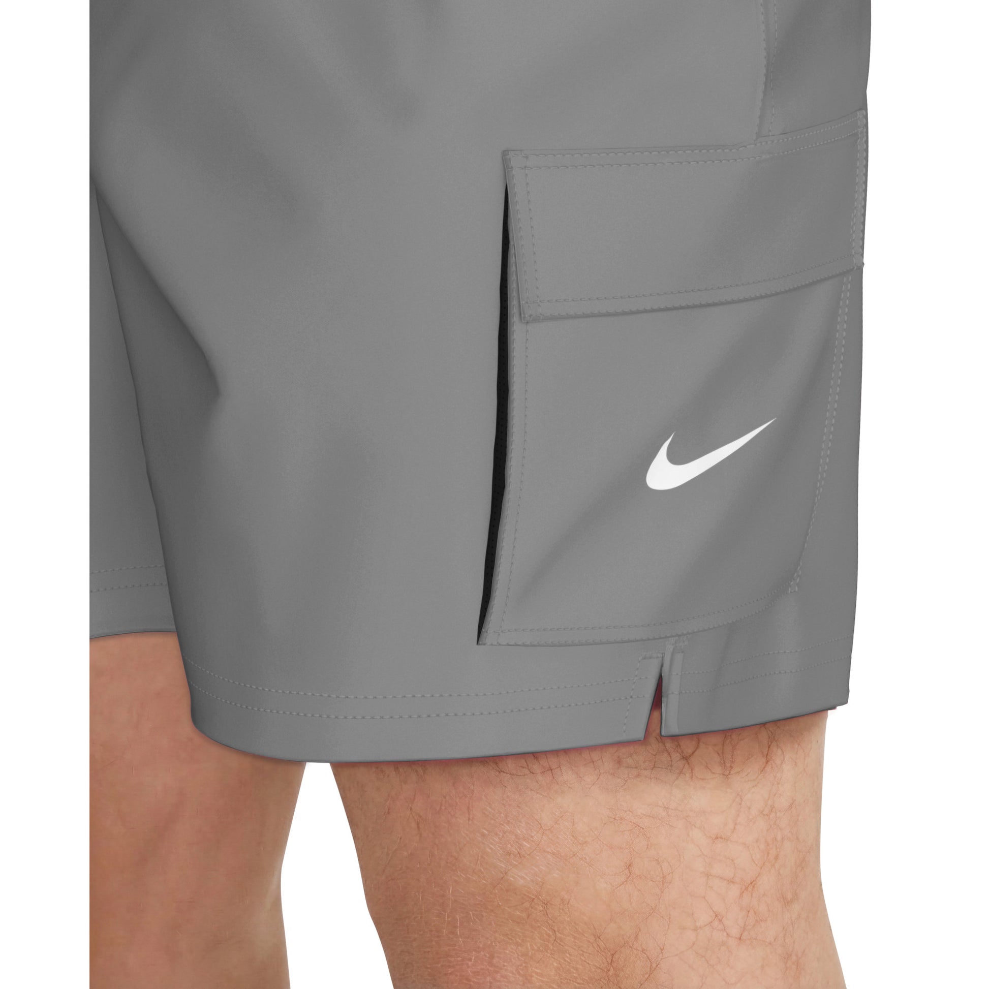 Nike Men's Swim Voyage Solid Essential 5 Inch Brief-Lined Volley Short  Men's Volley Short  Nike