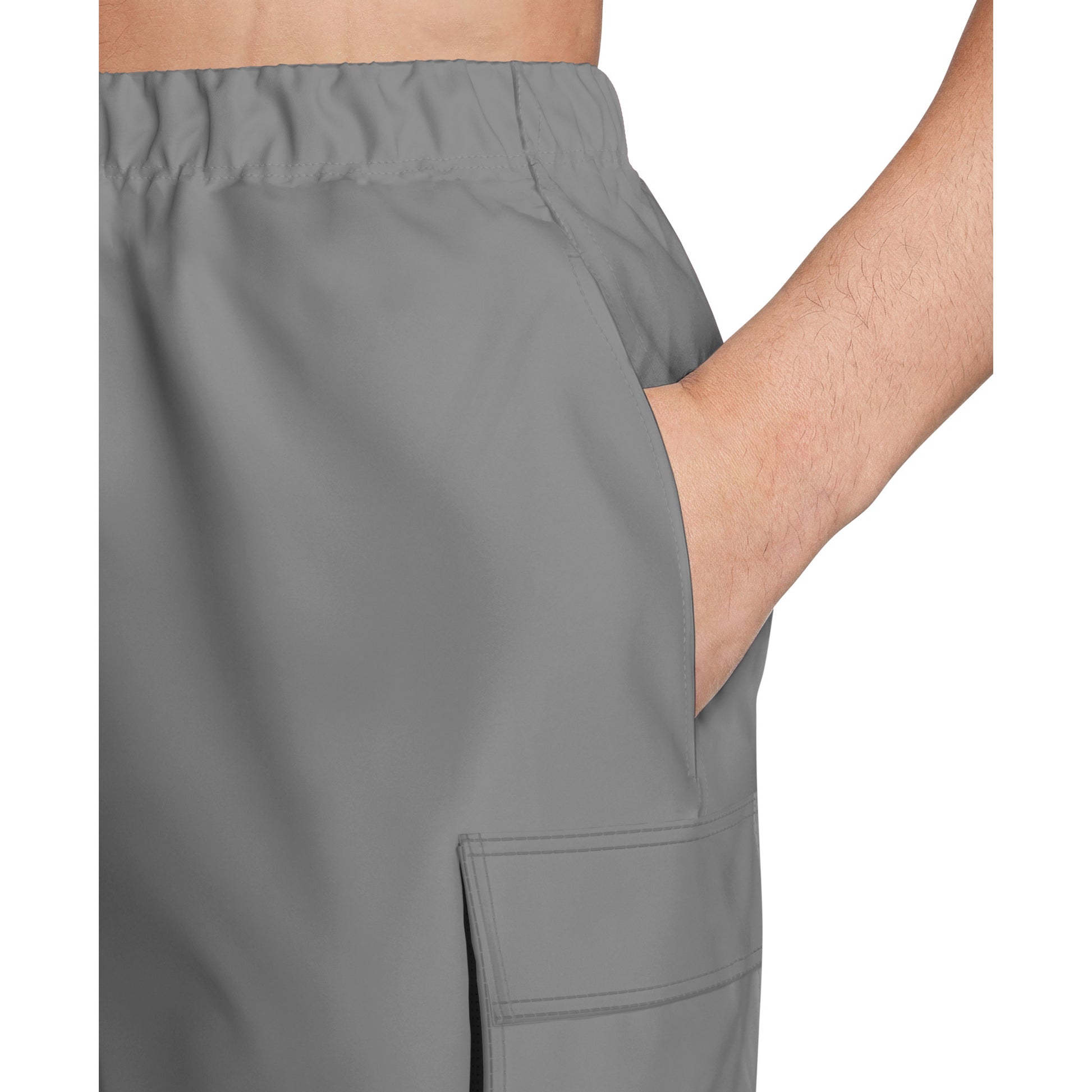 Nike Men's Swim Voyage Solid Essential 5 Inch Brief-Lined Volley Short  Men's Volley Short  Nike