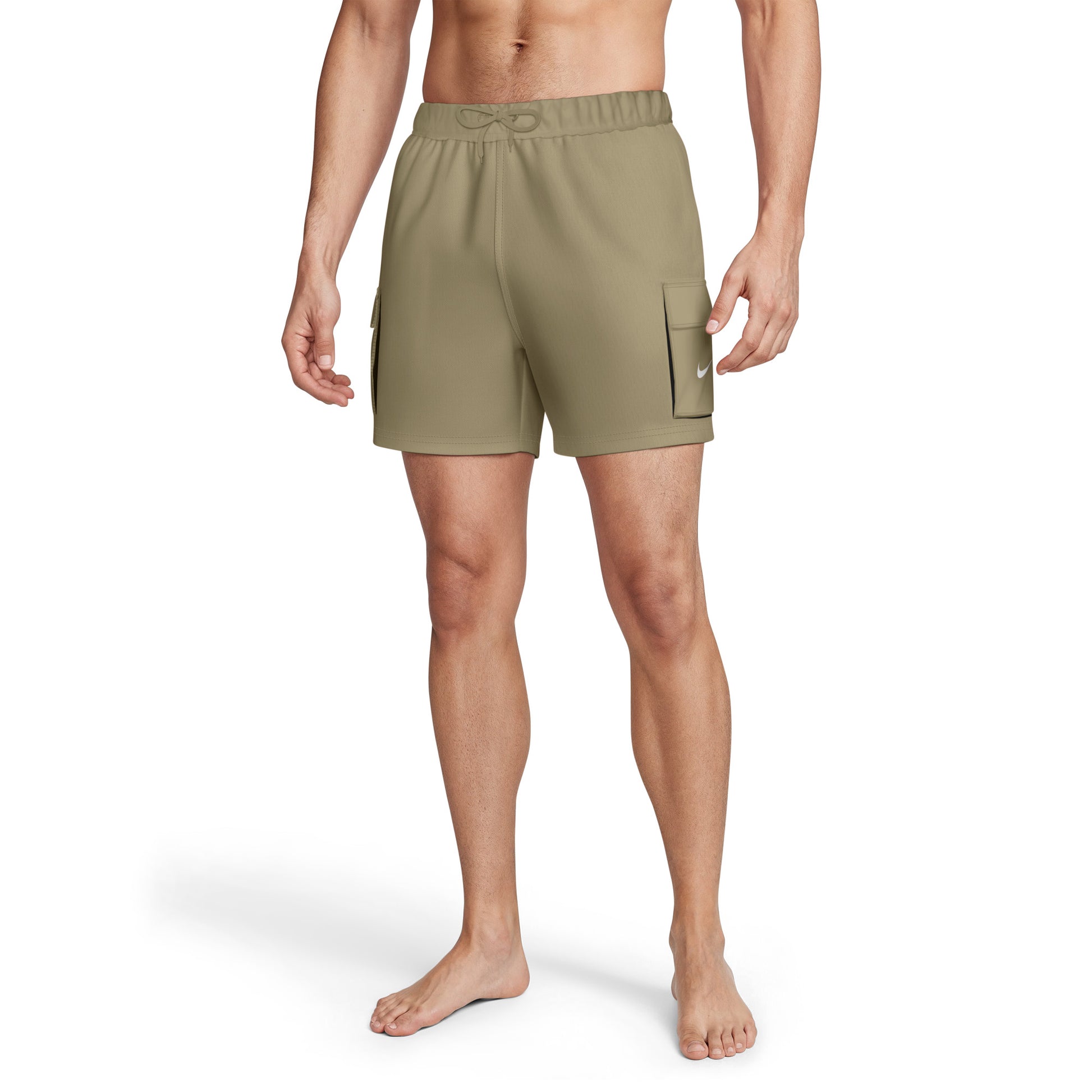 Nike Men's Swim Voyage Solid Essential 5 Inch Brief-Lined Volley Short  Men's Volley Short  Nike
