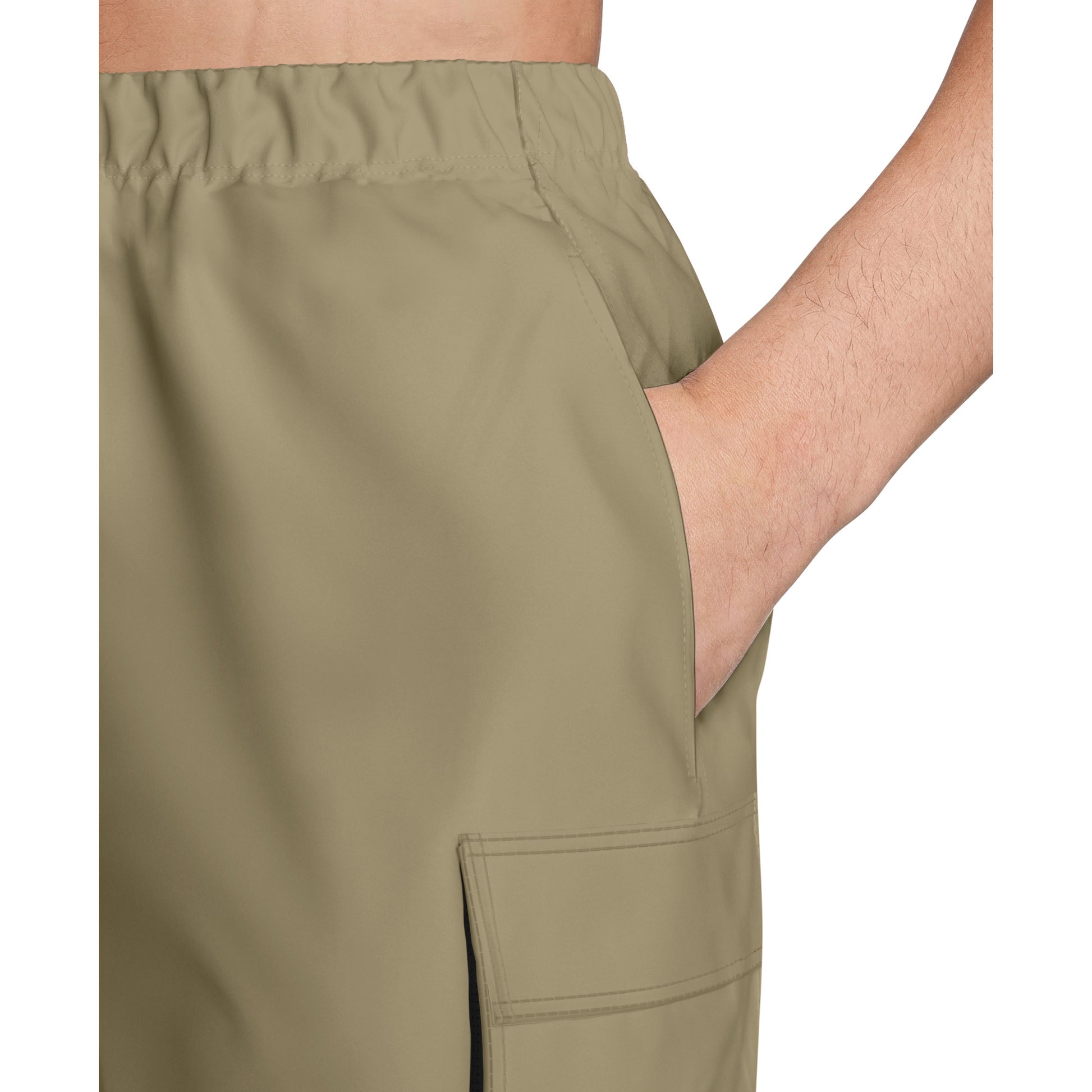 Nike Men's Swim Voyage Solid Essential 5 Inch Brief-Lined Volley Short  Men's Volley Short  Nike