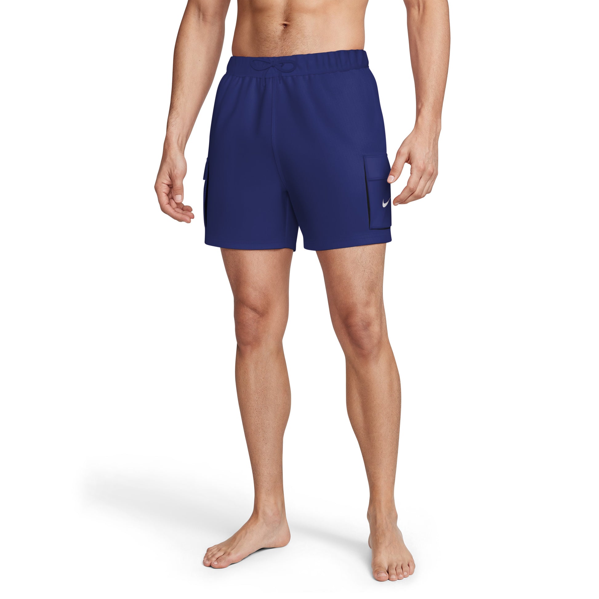 Nike Men's Swim Voyage Solid Essential 5 Inch Brief-Lined Volley Short  Men's Volley Short  Nike