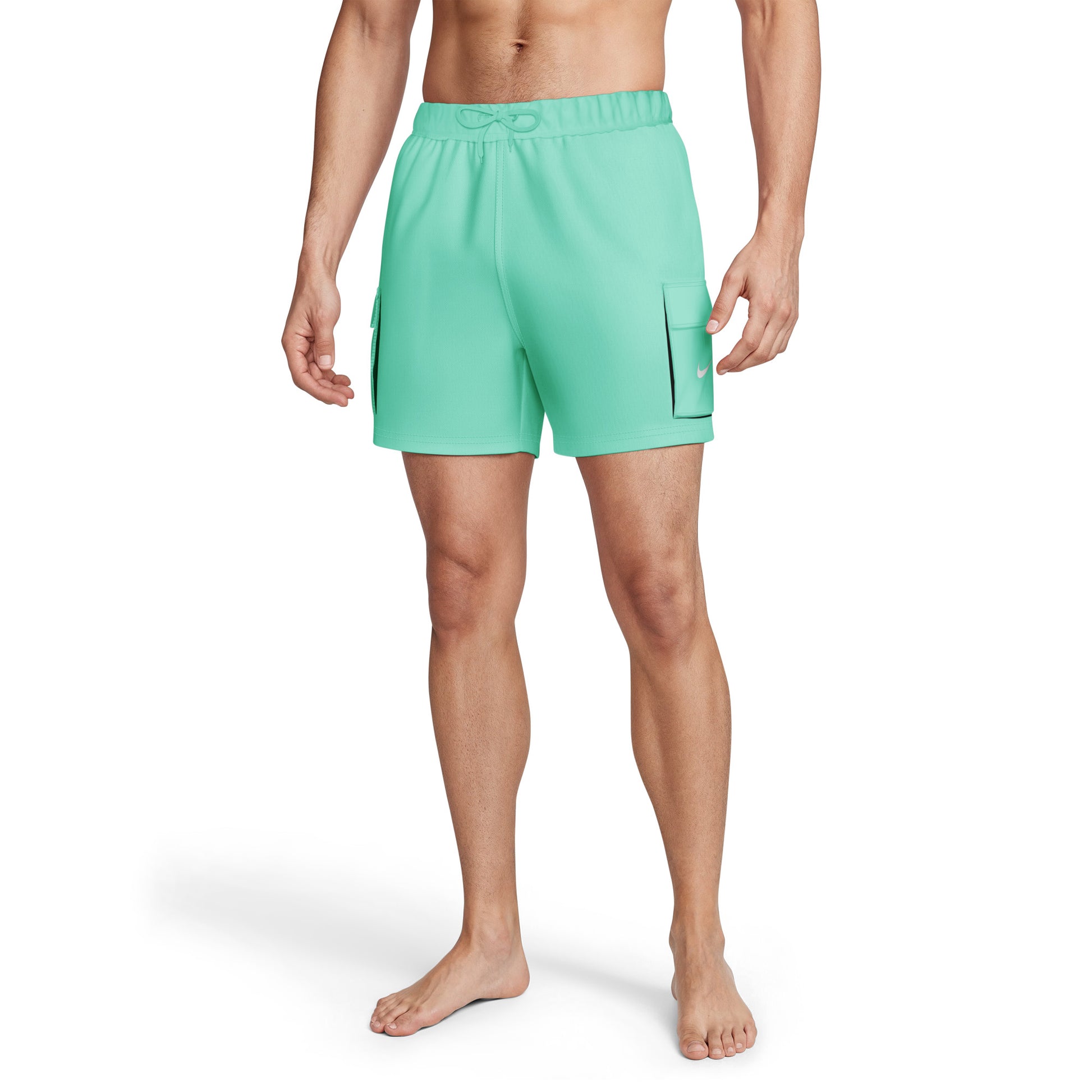 Nike Men's Swim Voyage Solid Essential 5 Inch Brief-Lined Volley Short  Men's Volley Short  Nike