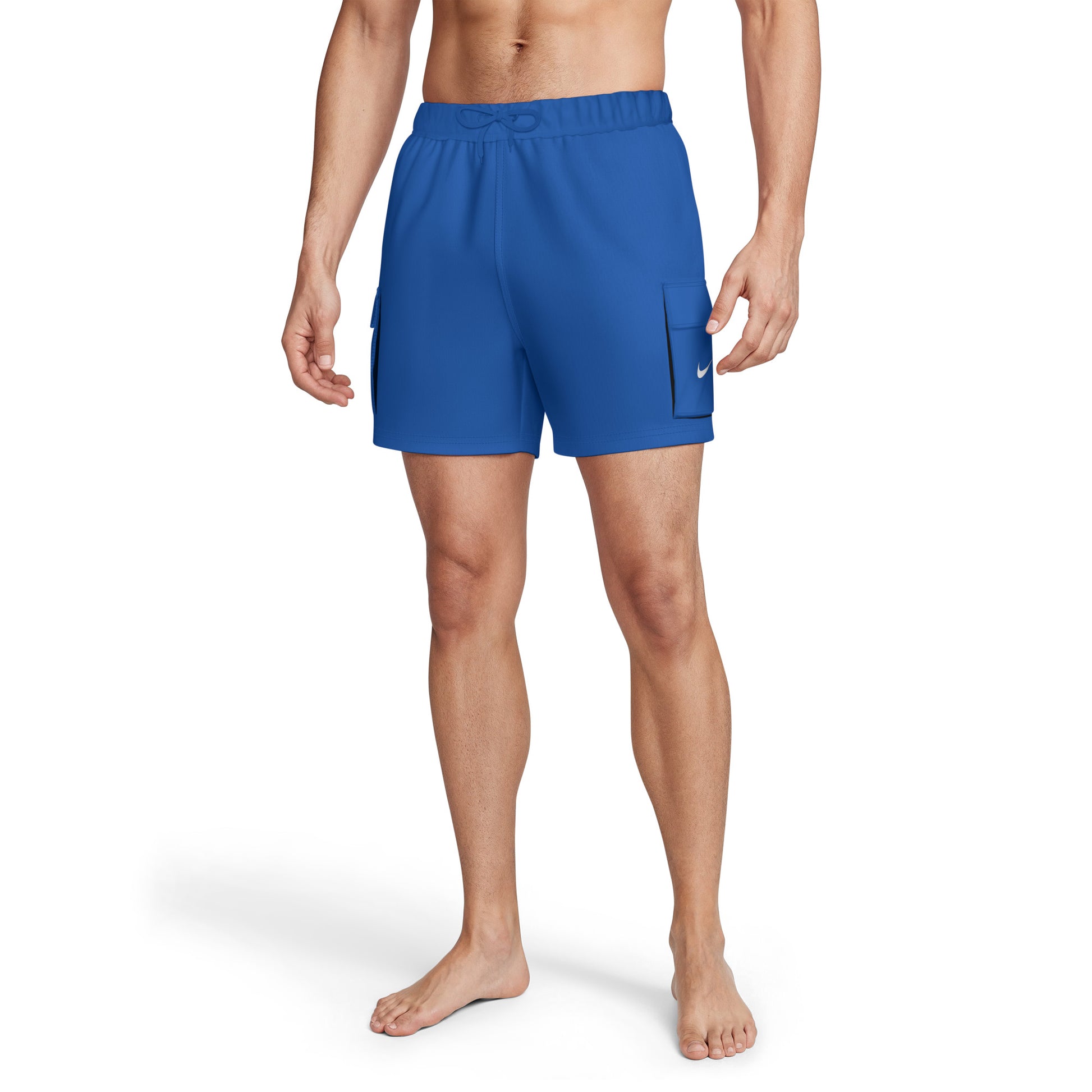 Nike Men's Swim Voyage Solid Essential 5 Inch Brief-Lined Volley Short  Men's Volley Short  Nike