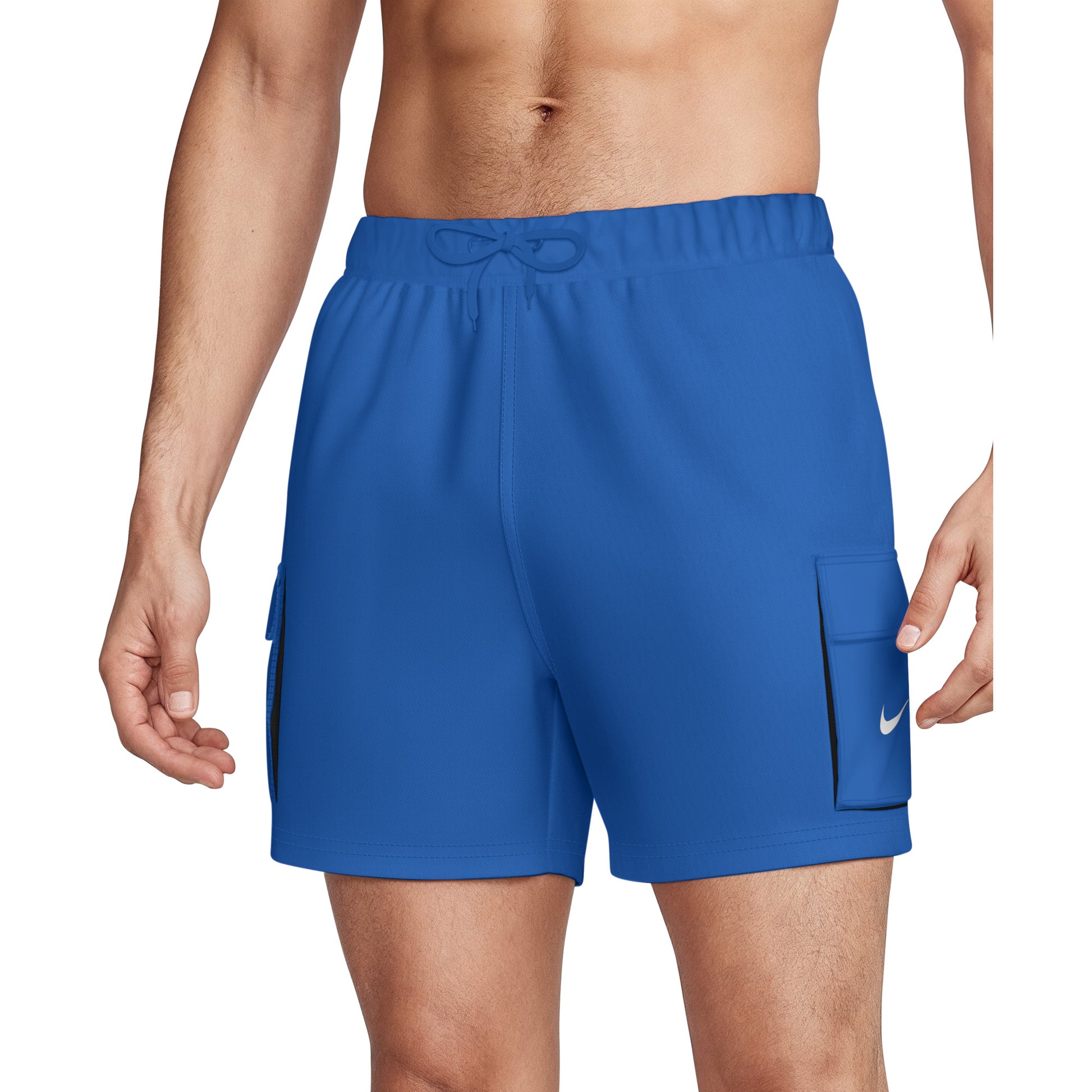 Nike Men's Swim Voyage Solid Essential 5 Inch Brief-Lined Volley Short  Men's Volley Short  Nike
