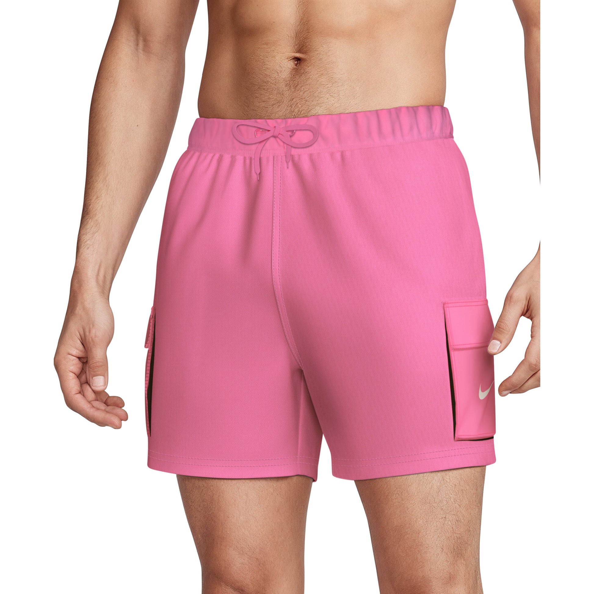 Nike Men's Swim Voyage Solid Essential 5 Inch Brief-Lined Volley Short  Men's Volley Short  Nike