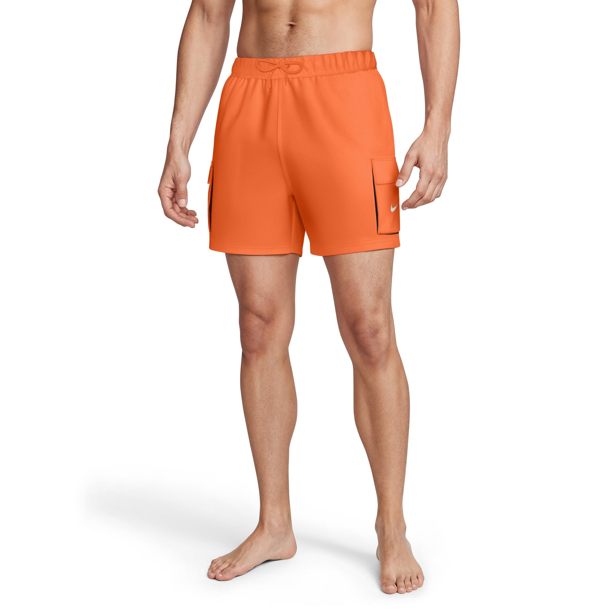 Nike Men's Swim Voyage Solid Essential 5 Inch Brief-Lined Volley Short  Men's Volley Short  Nike