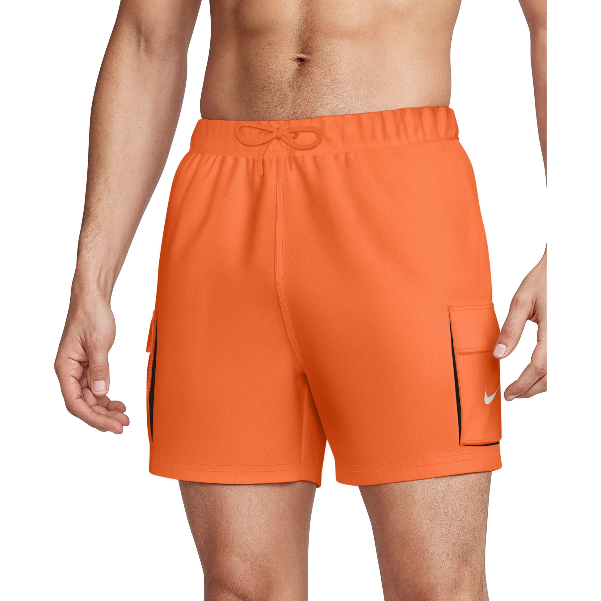 Nike Men's Swim Voyage Solid Essential 5 Inch Brief-Lined Volley Short  Men's Volley Short  Nike