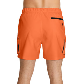 Nike Men's Swim Voyage Solid Essential 5 Inch Brief-Lined Volley Short  Men's Volley Short  Nike
