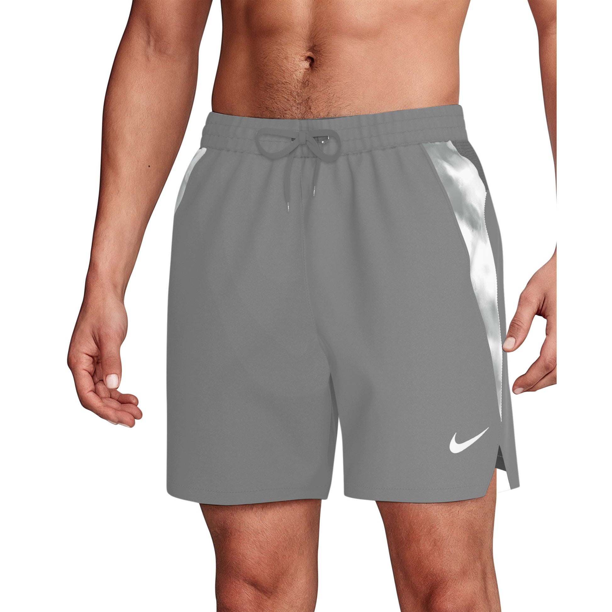 Nike Men's Swim Contend Graphic 5 Inch Brief-Lined Volley Short  Men's Volley Short  Nike
