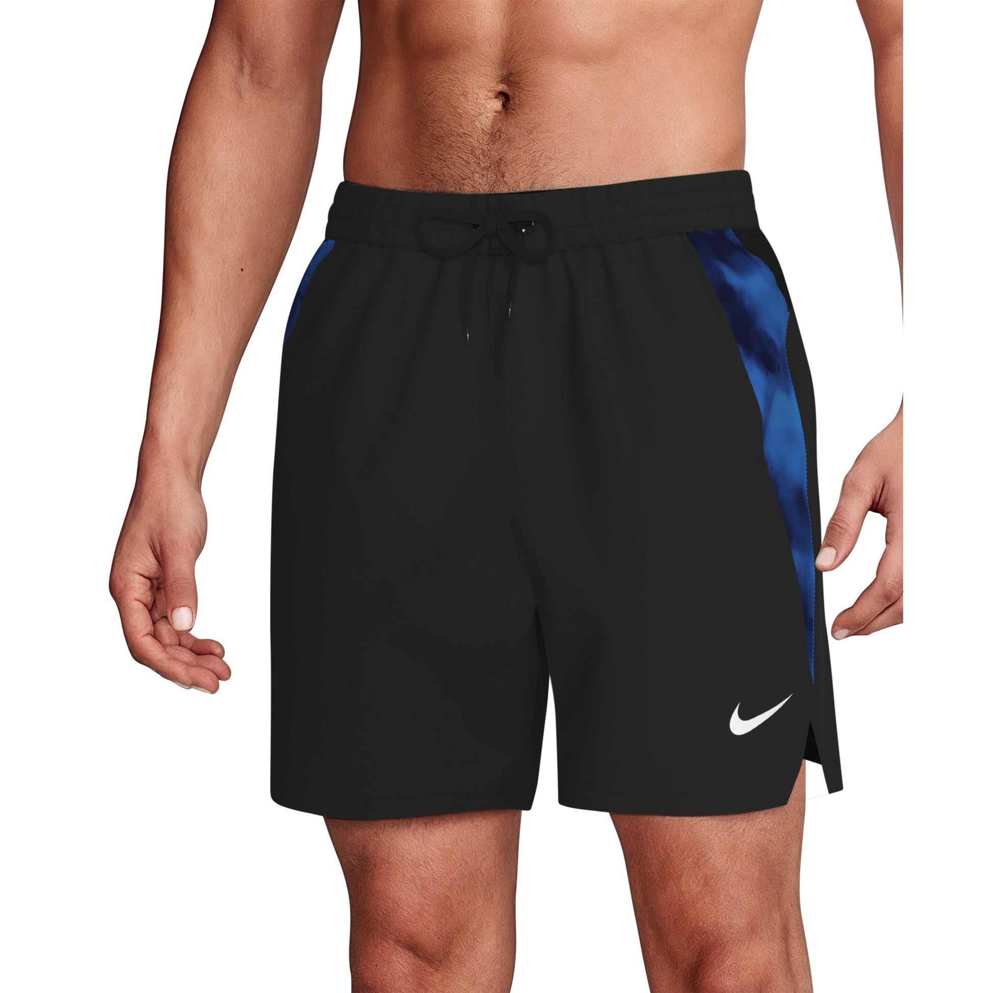 Nike Men's Swim Contend Graphic 5 Inch Brief-Lined Volley Short  Men's Volley Short  Nike