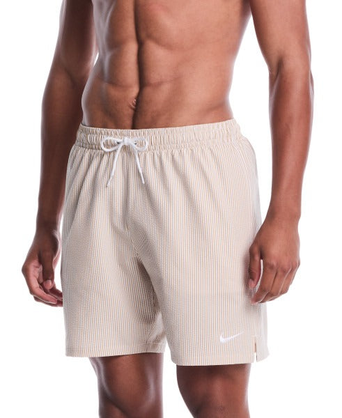 Nike Men's Breaker Ripple Texture 7-Inch Brief-Lined Volley Short  Men's Volley Short  Nike