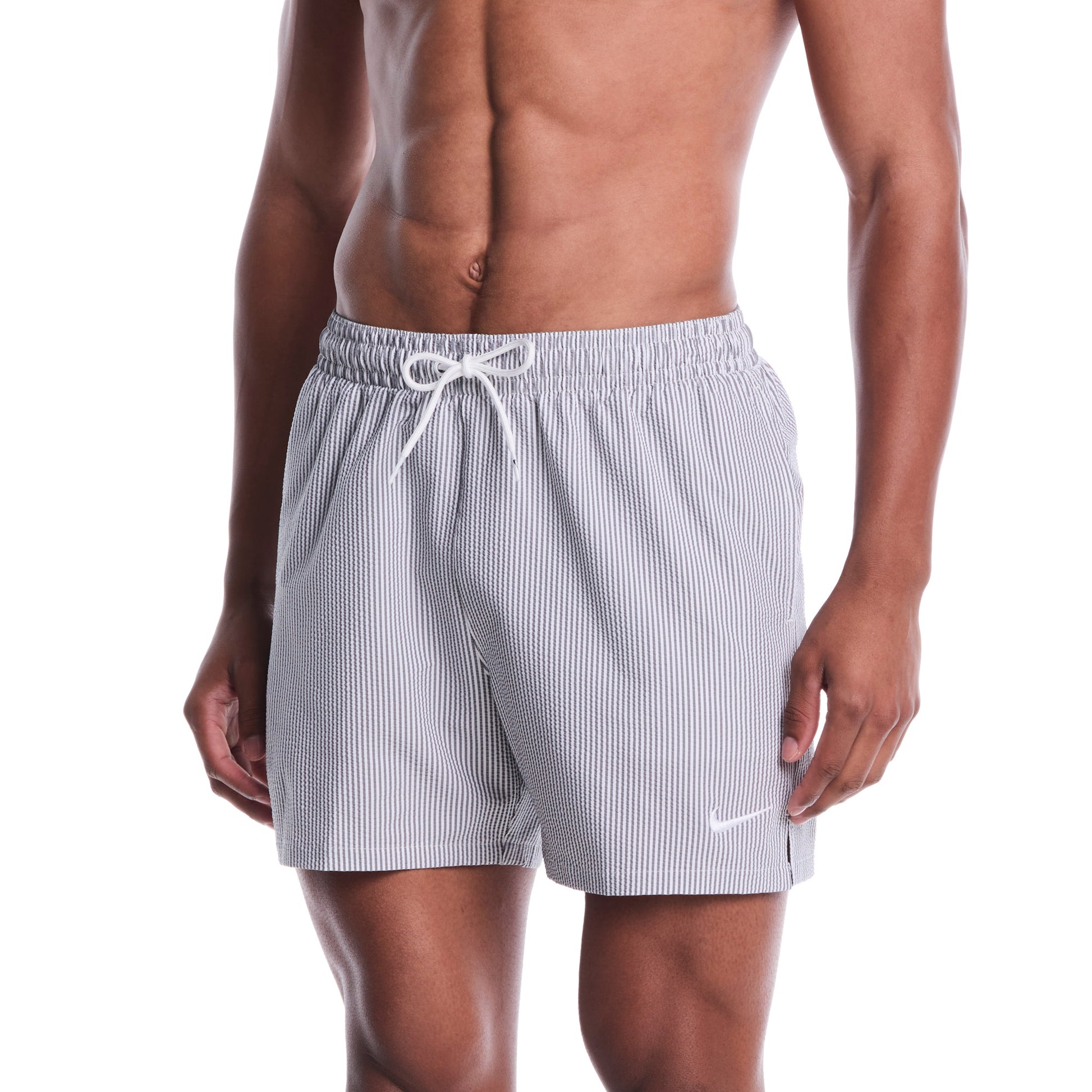 Nike Men's Swim Breaker Ripple Texture 5 Inch Brief-Lined Volley Short  Men's Volley Short  Nike