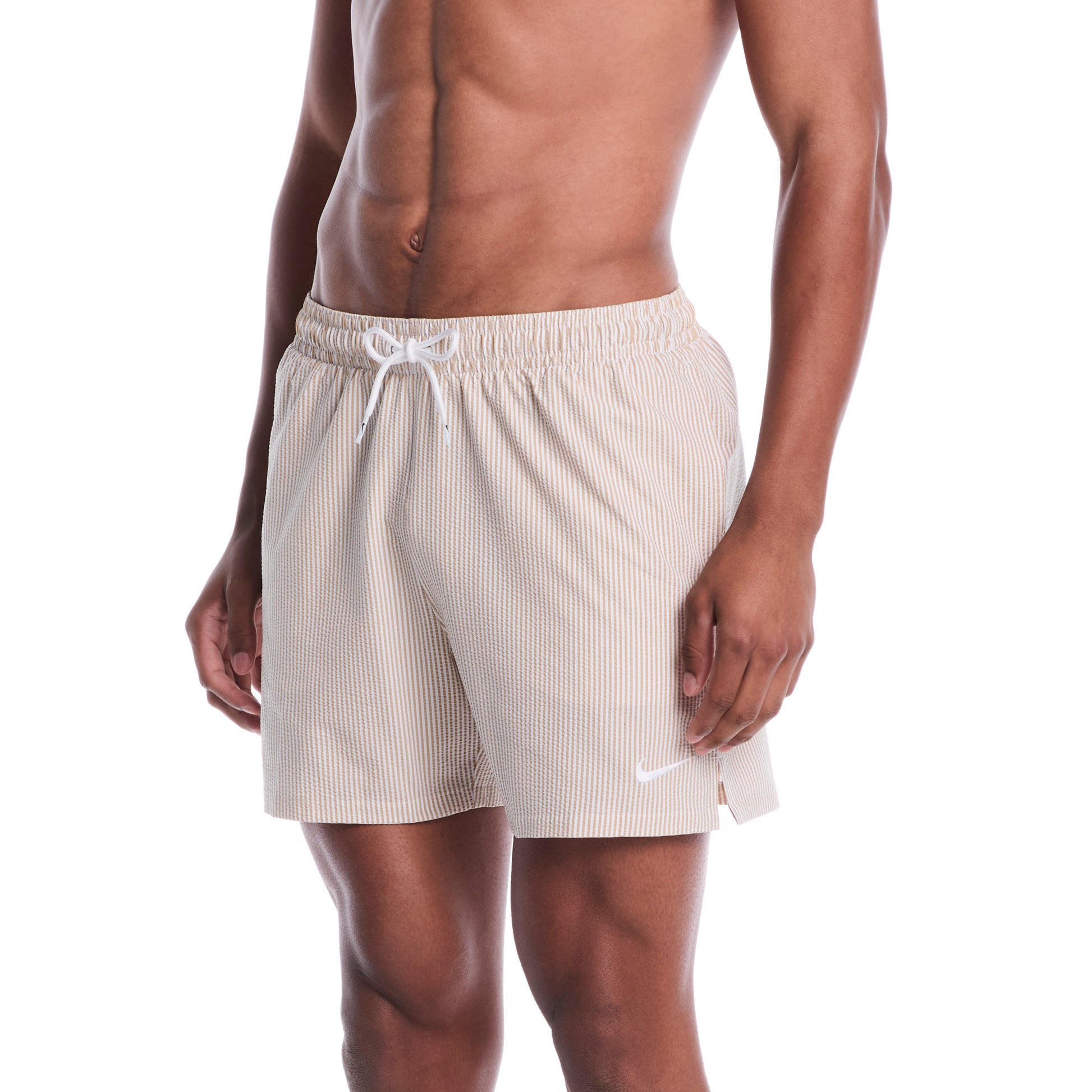 Nike Men's Swim Breaker Ripple Texture 5 Inch Brief-Lined Volley Short  Men's Volley Short  Nike