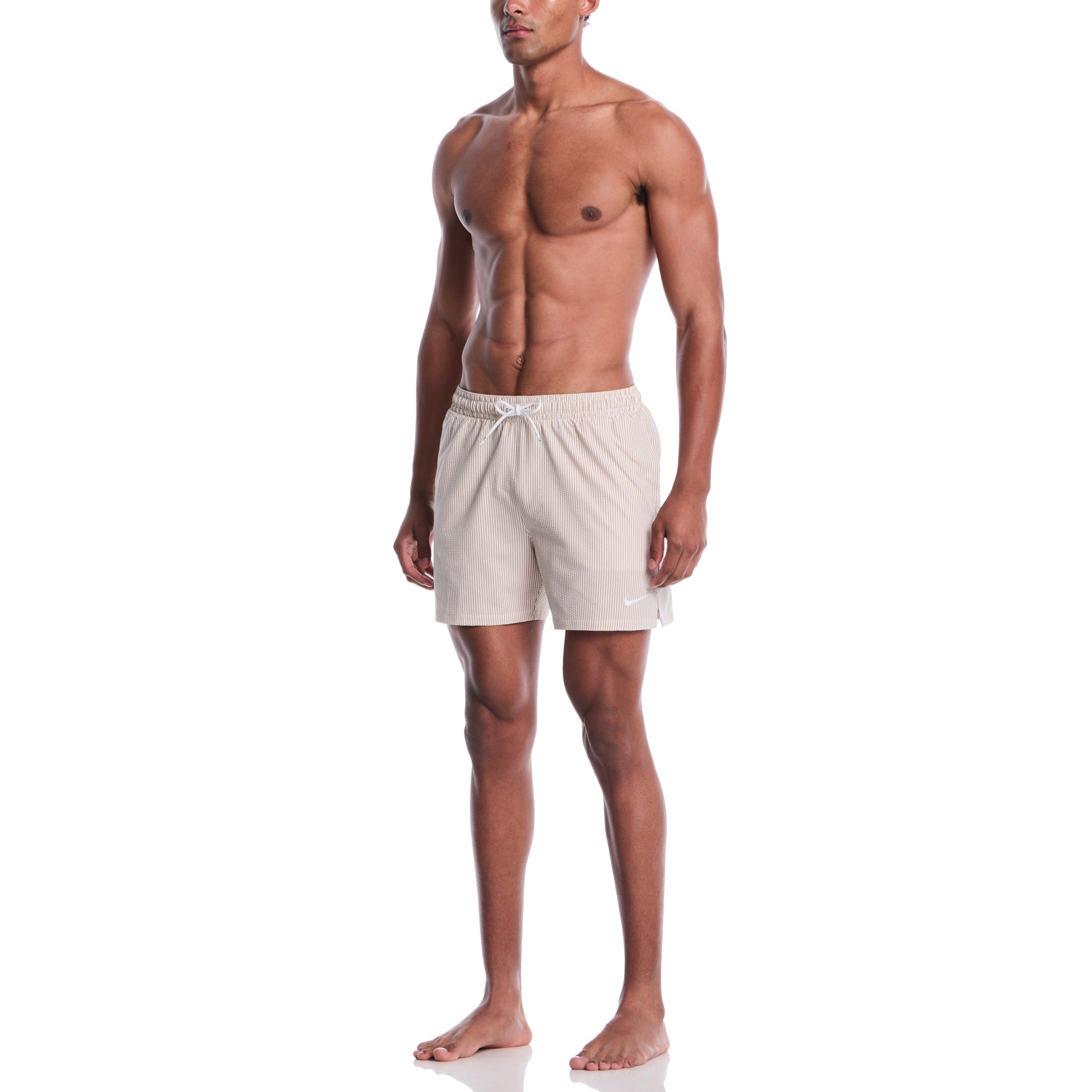 Nike Men's Swim Breaker Ripple Texture 5 Inch Brief-Lined Volley Short  Men's Volley Short  Nike