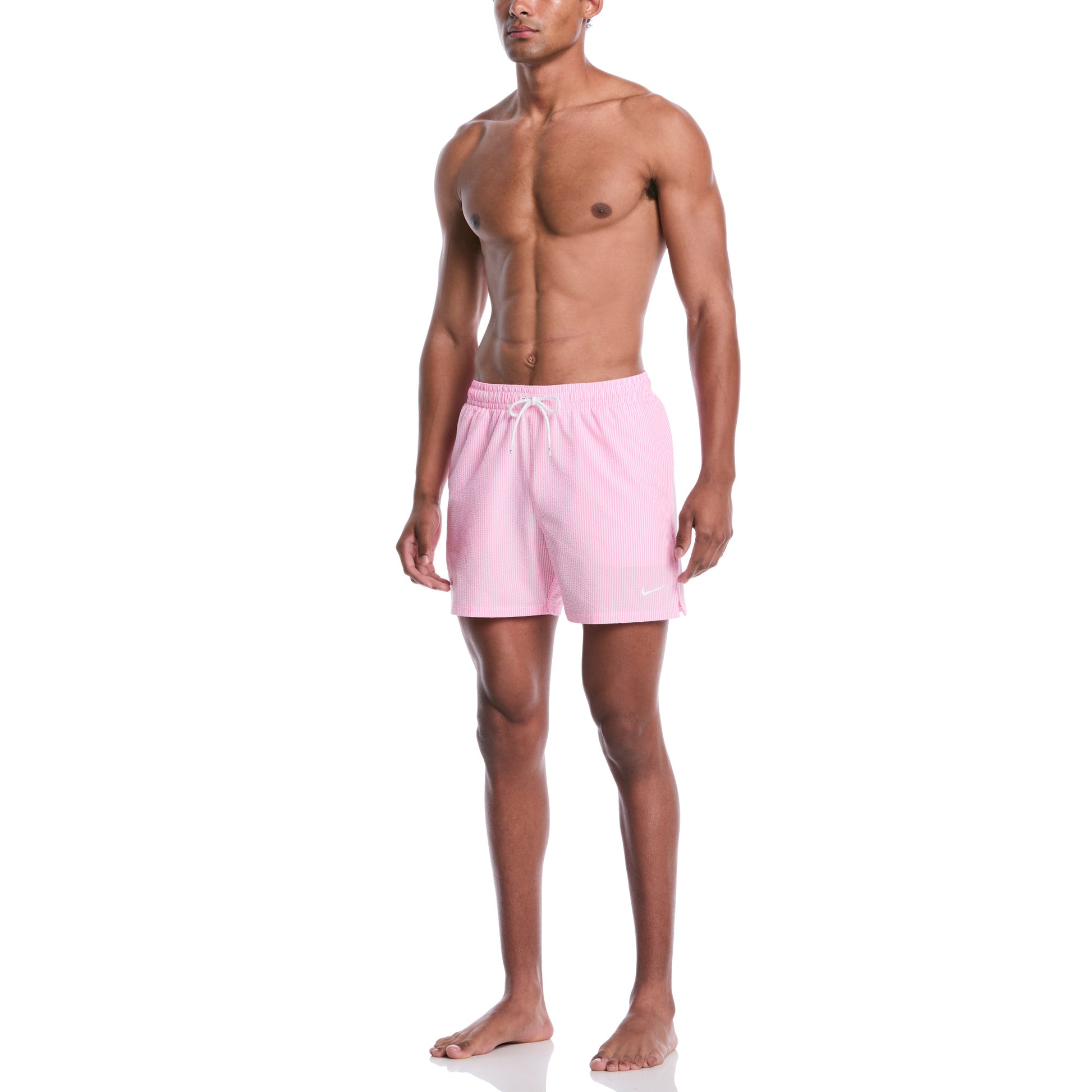 Nike Men's Swim Breaker Ripple Texture 5 Inch Brief-Lined Volley Short  Men's Volley Short  Nike