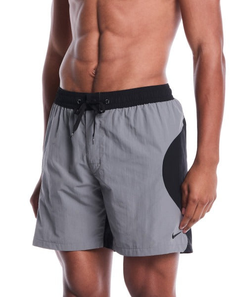 Nike Men's Zip Color Block 7″ Volley Swim Shorts