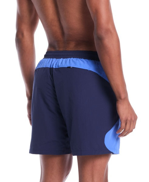Nike Men's Swim Zip Color Block 7 Fully Lined Volley Short  Men's Volley Short  Nike