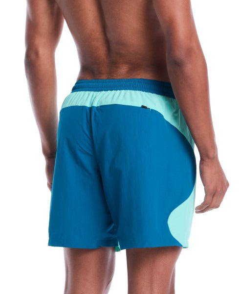 Nike Men's Zip Color Block 7″ Volley Swim Shorts