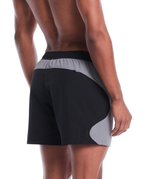 Nike Men's Swim Zip Color Block 5 Fully Lined Volley Short  Men's Volley Short  Nike