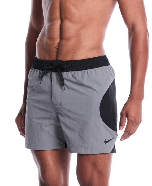 Nike Men's Swim Zip Color Block 5 Fully Lined Volley Short  Men's Volley Short  Nike