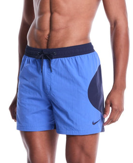 Nike Men's Swim Zip Color Block 5 Fully Lined Volley Short  Men's Volley Short  Nike