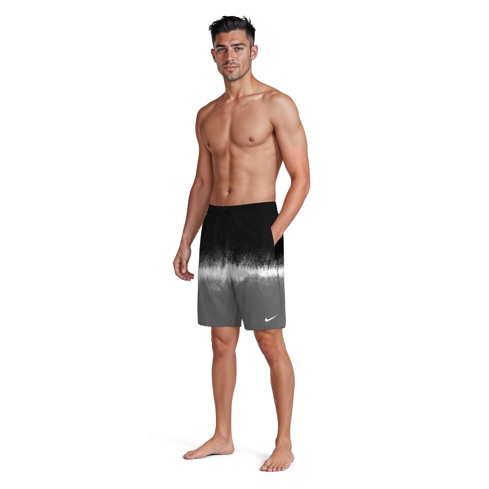 Nike Men's Breaker 9-Inch Brief-Lined Volley Short  Men's Volley Short  Nike