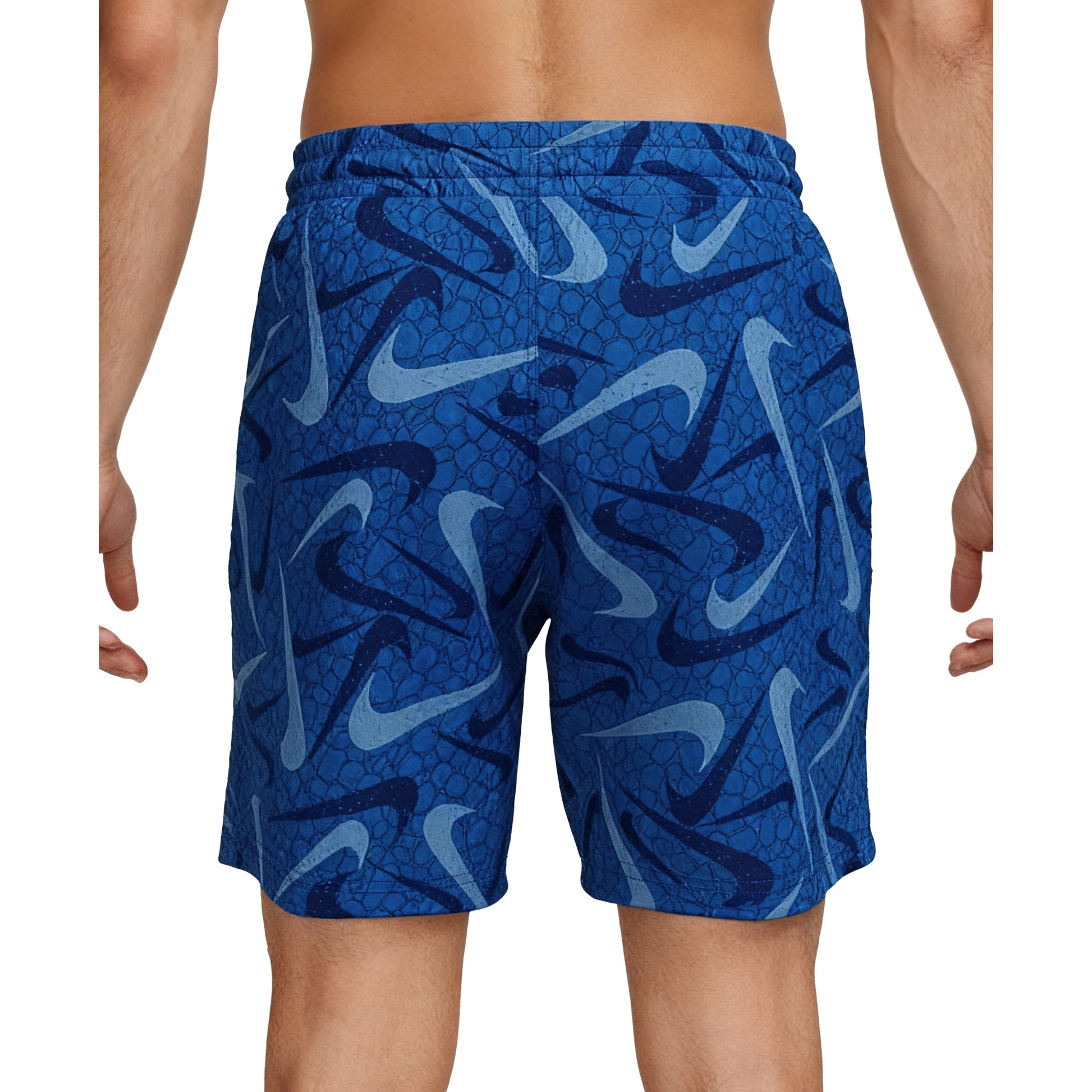 Nike Multi Print Swim Breaker Men's 7 Inch Brief-Lined Volley Short  Men's Volley Short  Nike