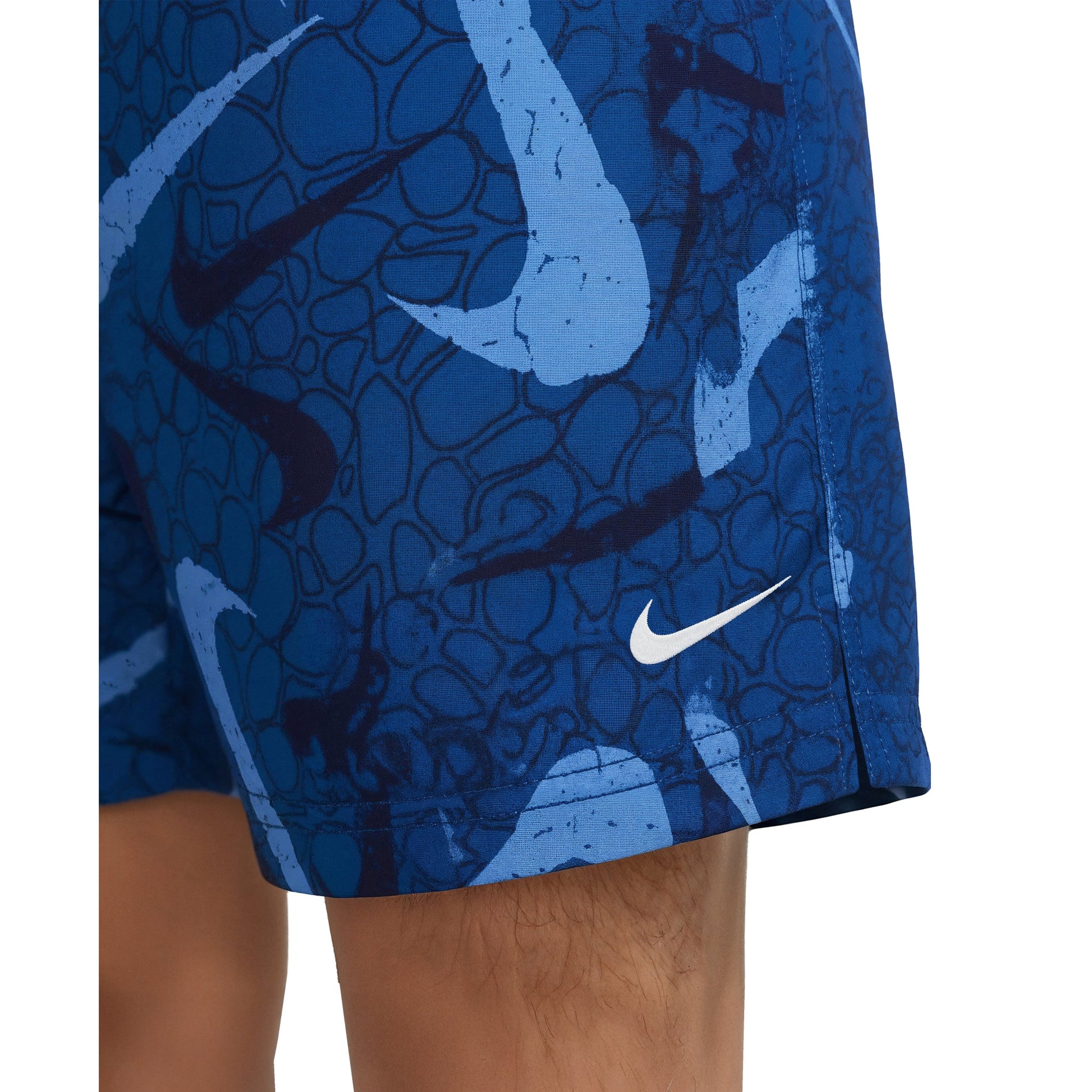 Nike Multi Print Swim Breaker Men's 7 Inch Brief-Lined Volley Short  Men's Volley Short  Nike