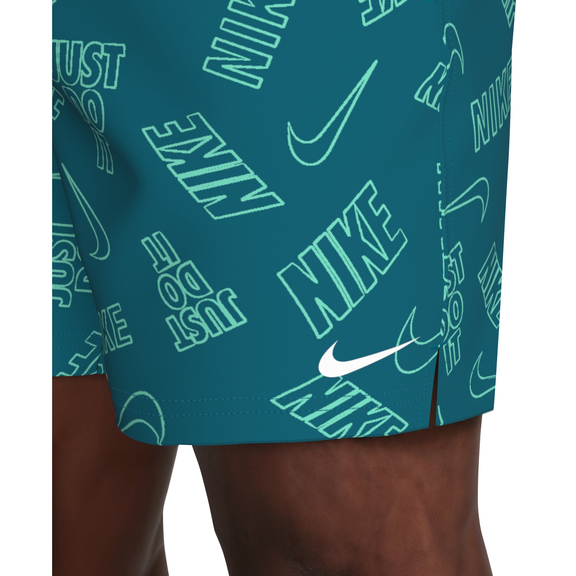 Nike Multi Print Swim Breaker Men's 7 Inch Brief-Lined Volley Short  Men's Volley Short  Nike