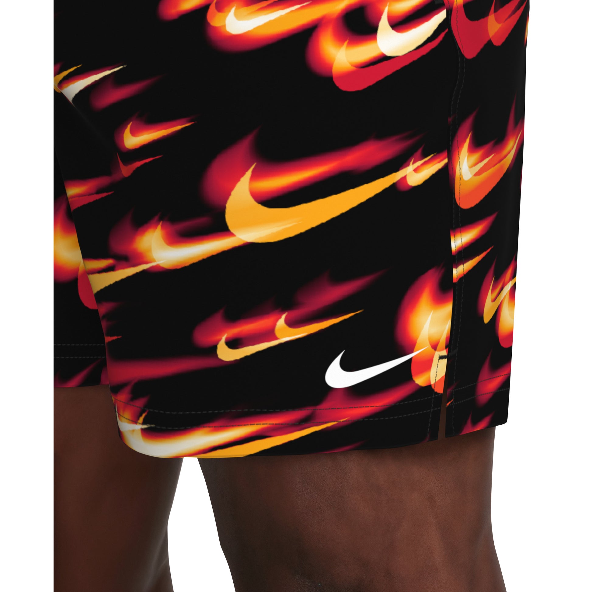 Nike Multi Print Swim Breaker Men's 7 Inch Brief-Lined Volley Short  Men's Volley Short  Nike
