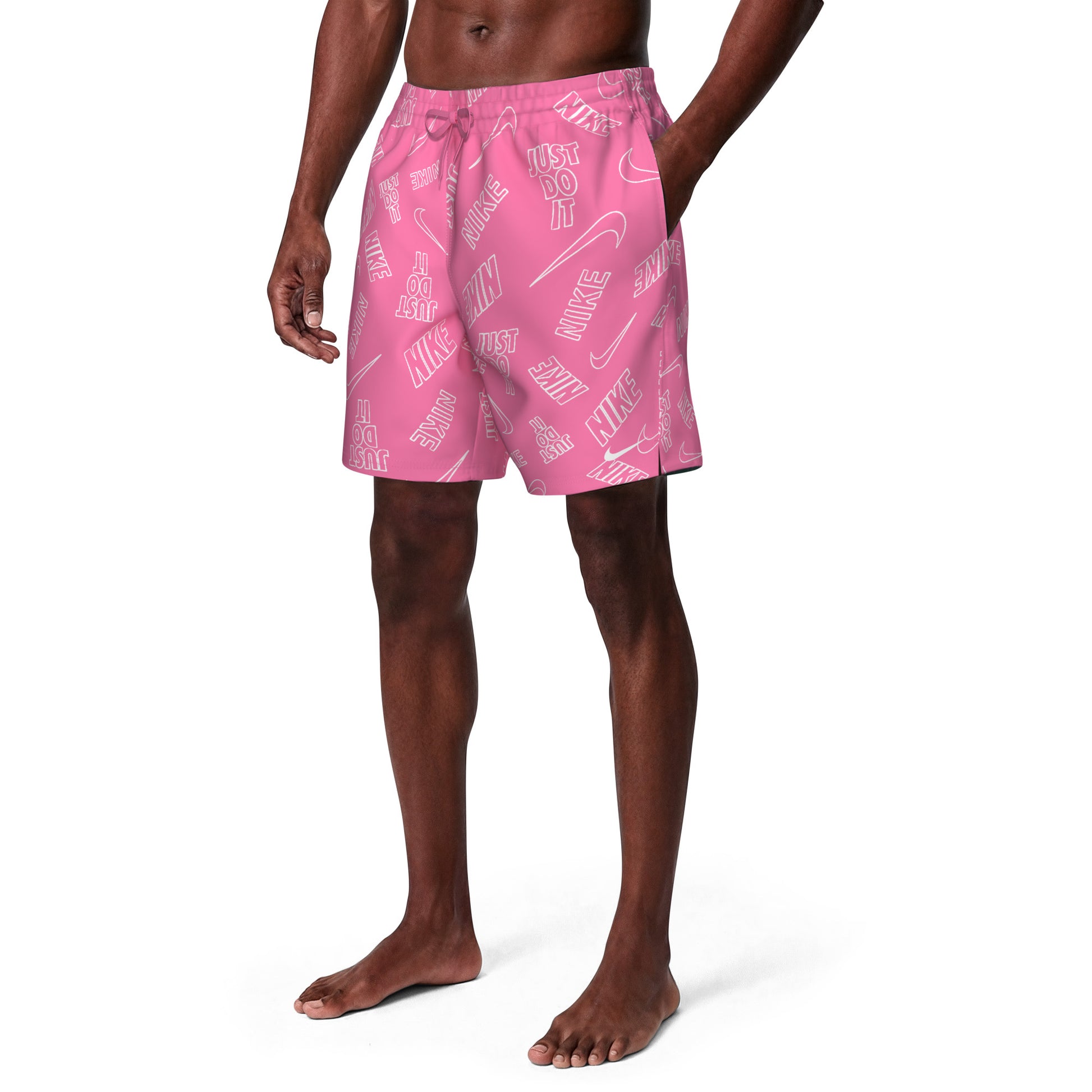 Nike Multi Print Swim Breaker Men's 7 Inch Brief-Lined Volley Short  Men's Volley Short  Nike