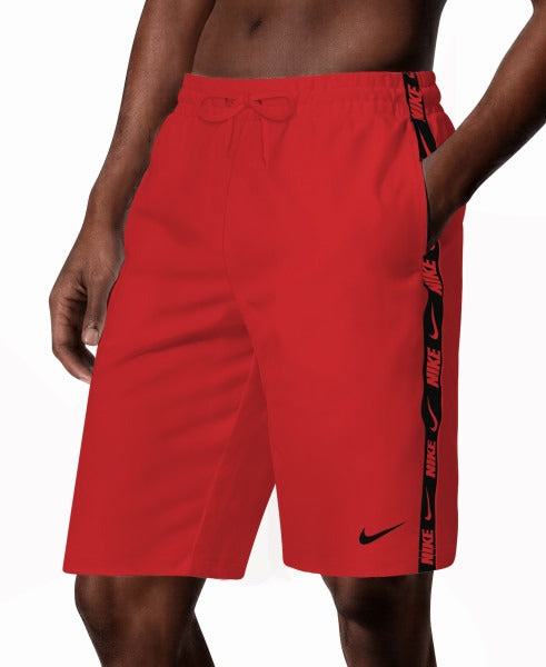 Nike Men's Swim Breaker Logo Tape 9 Brief-Lined Volley Short  Men's Volley Short  Nike