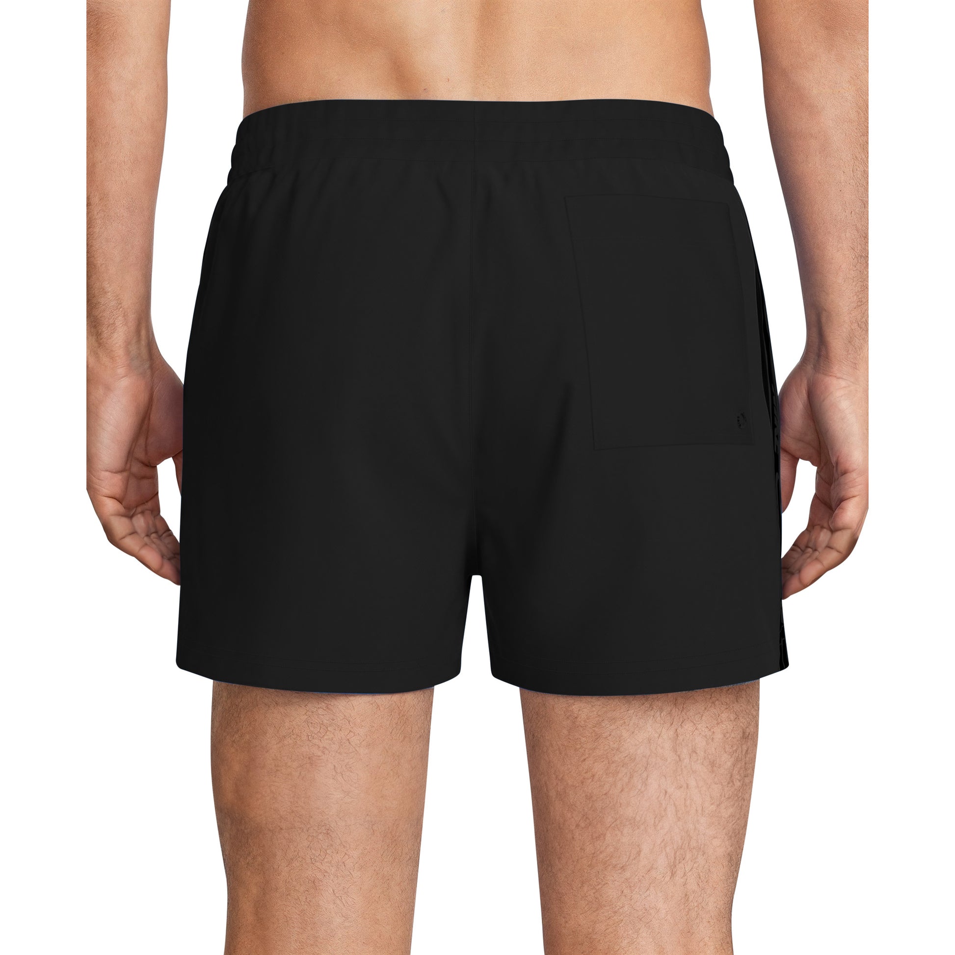 Nike Logo Tape Swim Breaker Men's 5 Inch Brief-Lined Volley Short  Boardshorts  Nike
