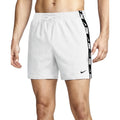 Nike Logo Tape Swim Breaker Men's 5 Inch Brief-Lined Volley Short  Boardshorts  Nike
