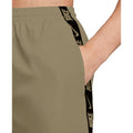 Nike Logo Tape Swim Breaker Men's 5 Inch Brief-Lined Volley Short  Boardshorts  Nike