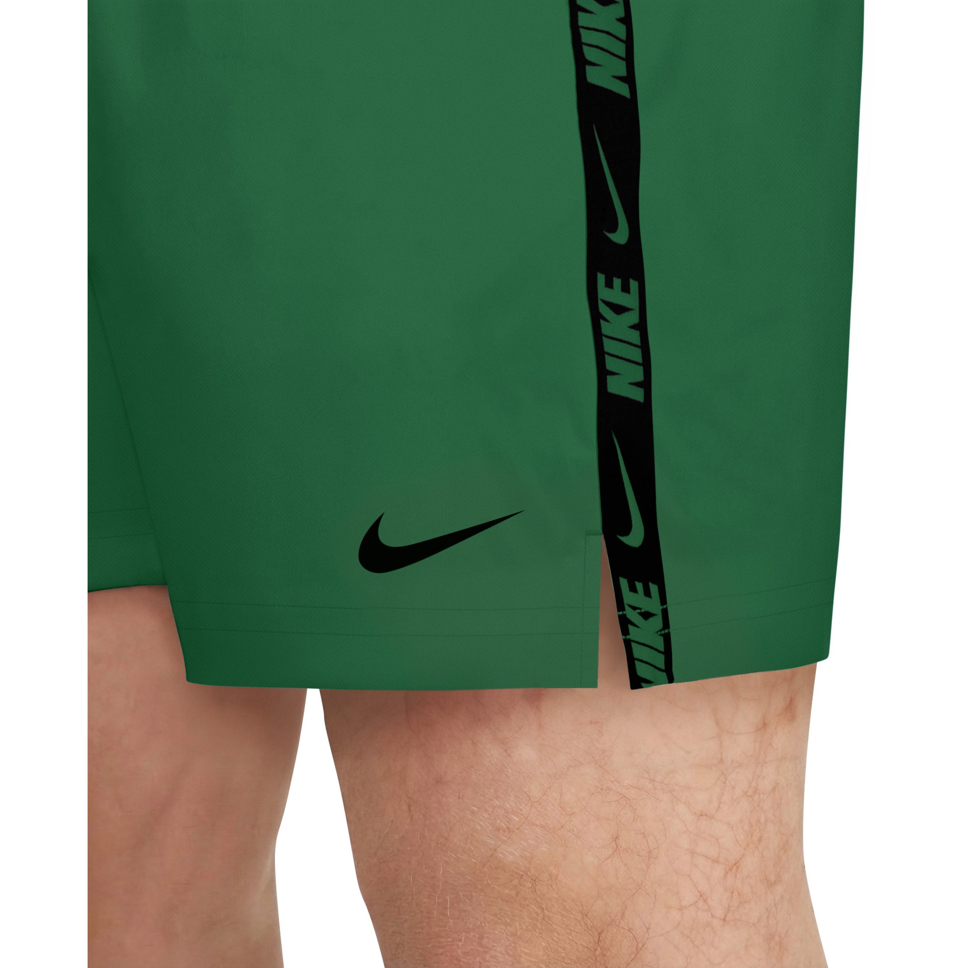 Nike Logo Tape Swim Breaker Men's 5 Inch Brief-Lined Volley Short  Boardshorts  Nike