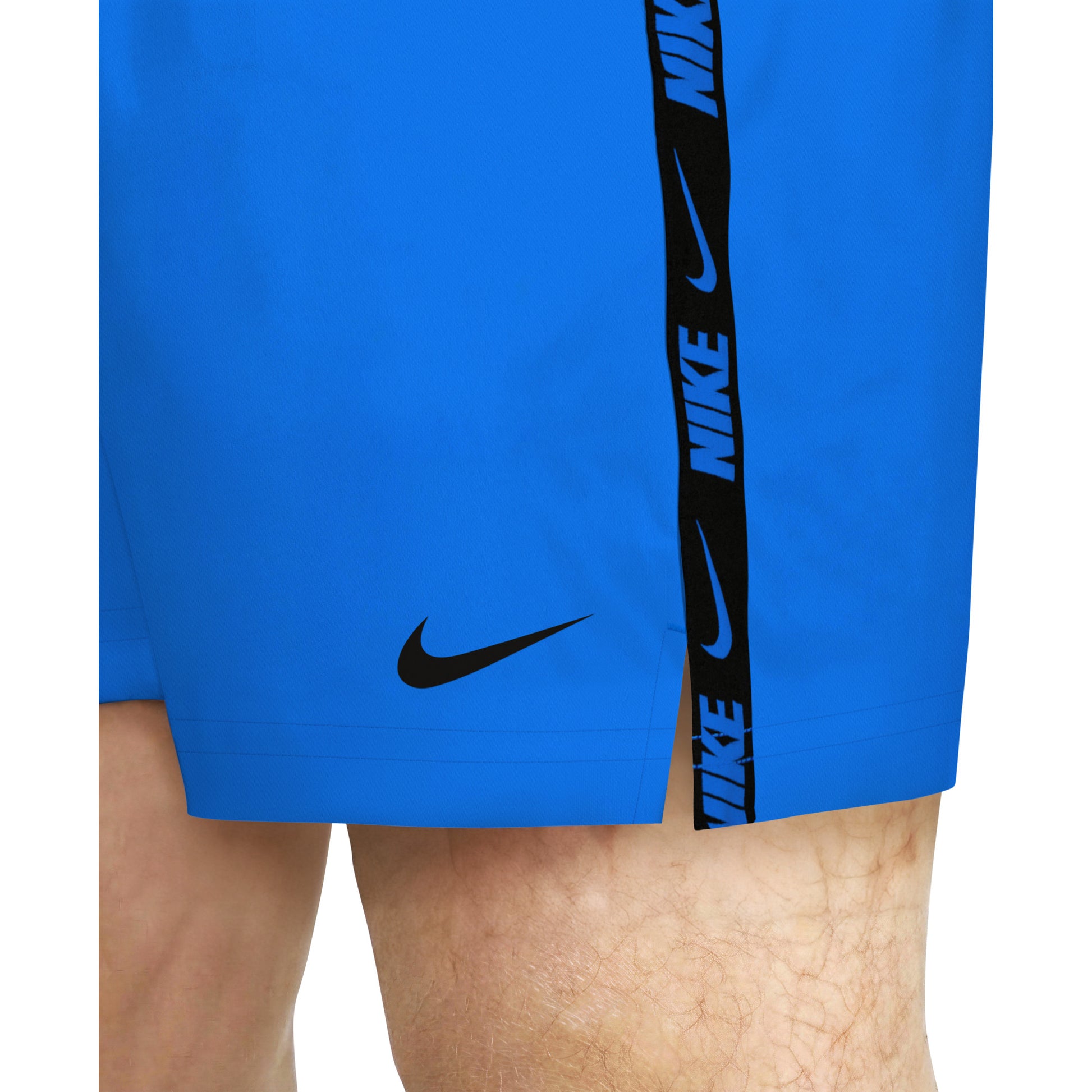 Nike Logo Tape Swim Breaker Men's 5 Inch Brief-Lined Volley Short  Boardshorts  Nike