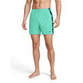 Nike Logo Tape Swim Breaker Men's 5 Inch Brief-Lined Volley Short  Boardshorts  Nike