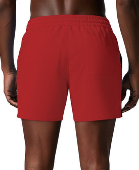 Nike Logo Tape Swim Breaker Men's 5 Inch Brief-Lined Volley Short    Nike