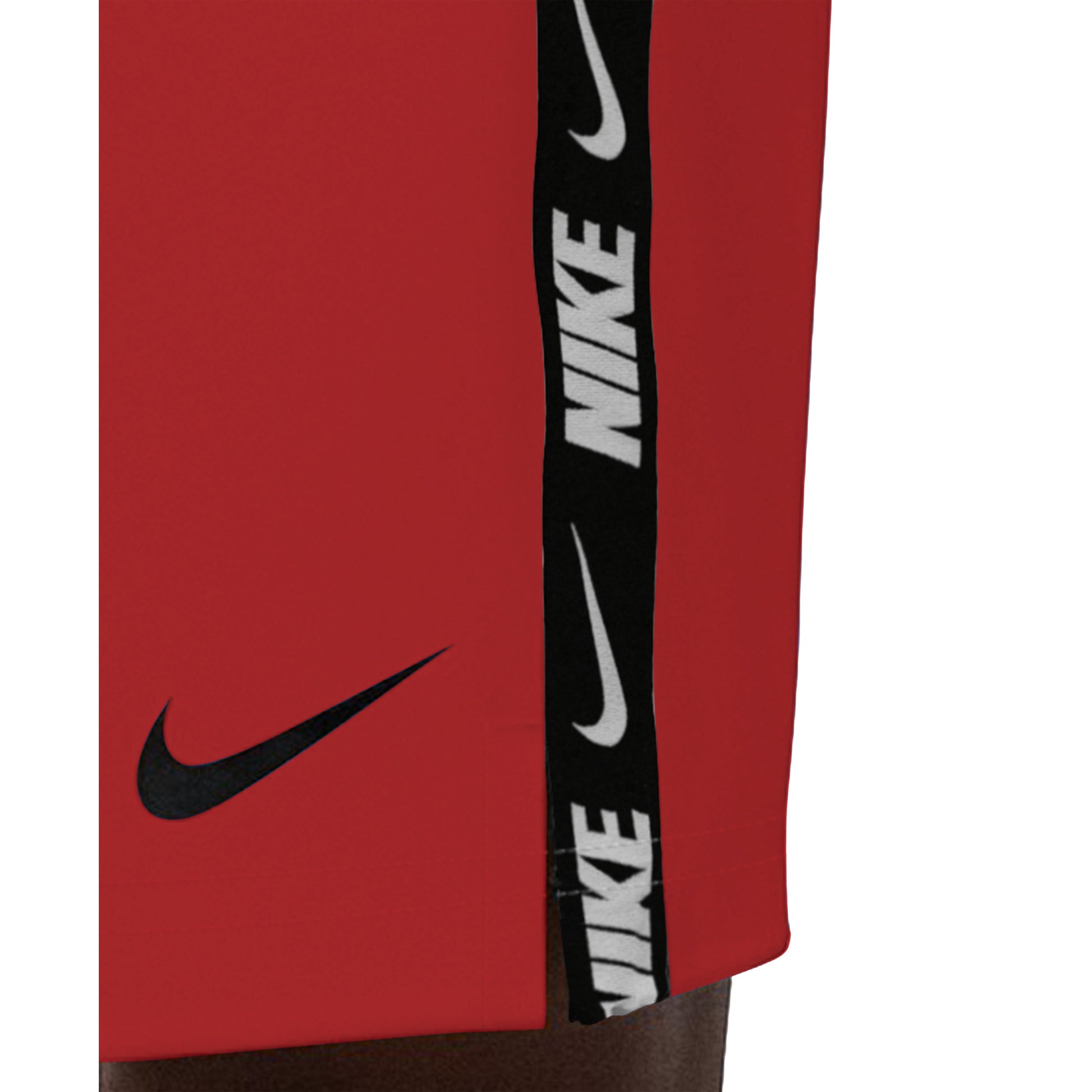 Nike Logo Tape Swim Breaker Men's 5 Inch Brief-Lined Volley Short  Boardshorts  Nike