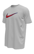 Nike Men's Hydroguard Outline Swoosh Dri-FIT UV Short Sleeve Swim Top  Short Sleeve Rash Guard  Nike