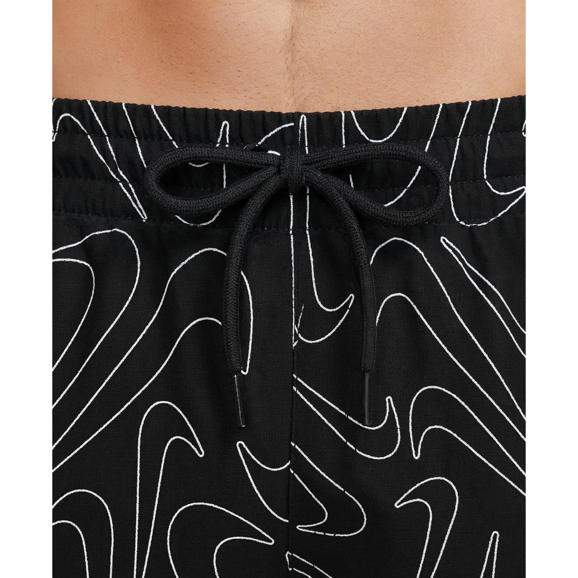 Nike Breaker Men's Tossed Swoosh 7 Inch Brief-Lined Volley Short  Boardshorts  Nike