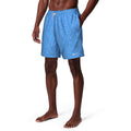 Nike Breaker Men's Tossed Swoosh 7 Inch Brief-Lined Volley Short  Boardshorts  Nike