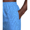 Nike Breaker Men's Tossed Swoosh 7 Inch Brief-Lined Volley Short  Boardshorts  Nike