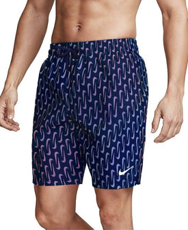 Nike Men's Swim Breaker Swoosh Link 7 Brief-Lined Volley Short  Men's Volley Short  Nike