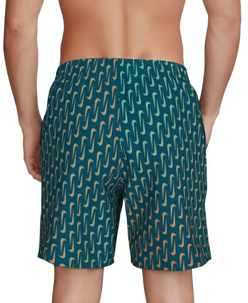 Nike Men's Swim Breaker Swoosh Link 7 Brief-Lined Volley Short  Men's Volley Short  Nike