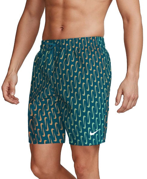 Nike Men's Swim Breaker Swoosh Link 7 Brief-Lined Volley Short  Men's Volley Short  Nike