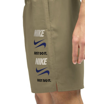 Nike Breaker Men's Breaker Stacked 7 Inch Brief-Lined Volley Short    Nike
