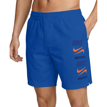 Nike Breaker Men's Breaker Stacked 7 Inch Brief-Lined Volley Short  Boardshorts  Nike