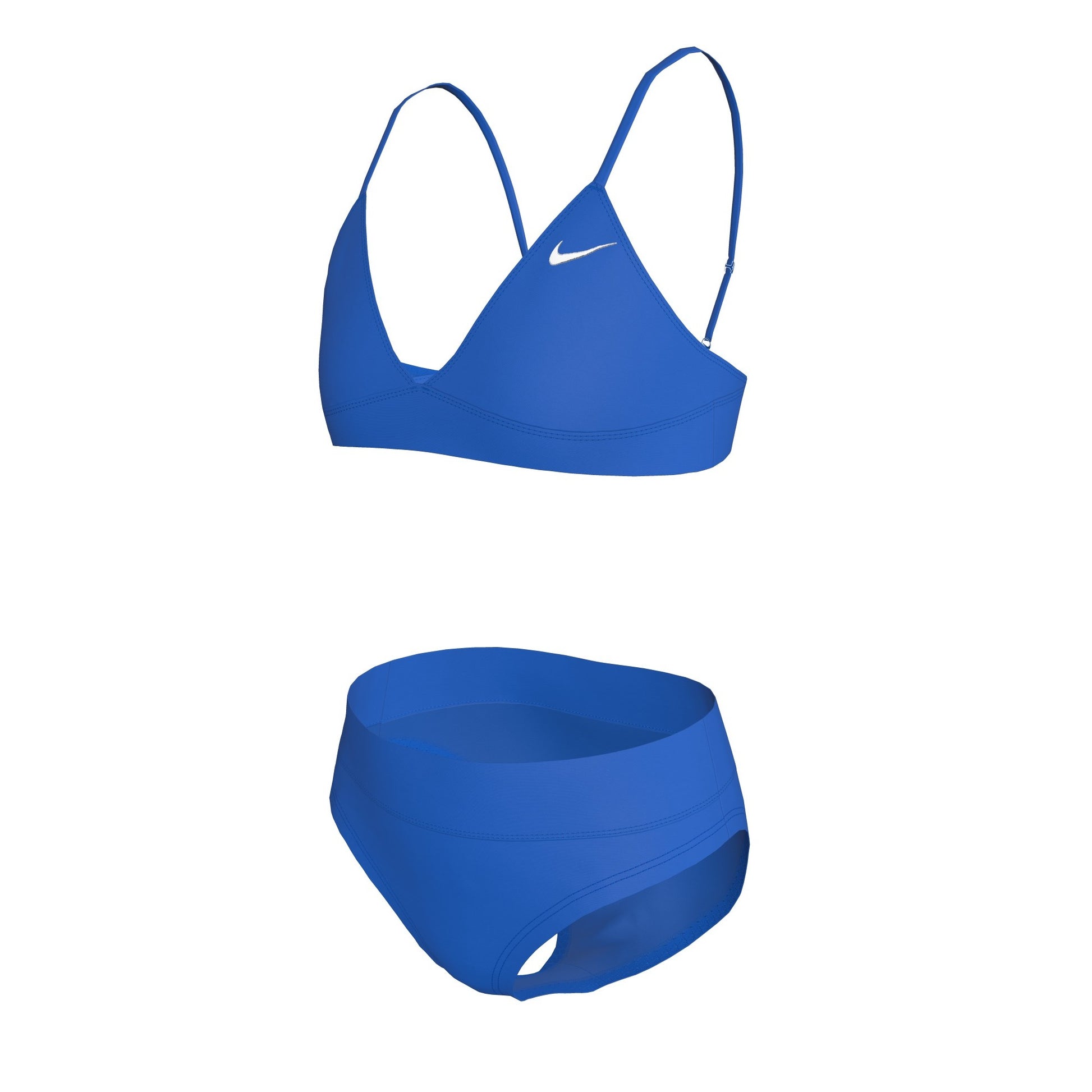 Nike Big Girls' Effortless Essential Triangle Bikini Swimsuit Set  Girls Bikini Set  Nike